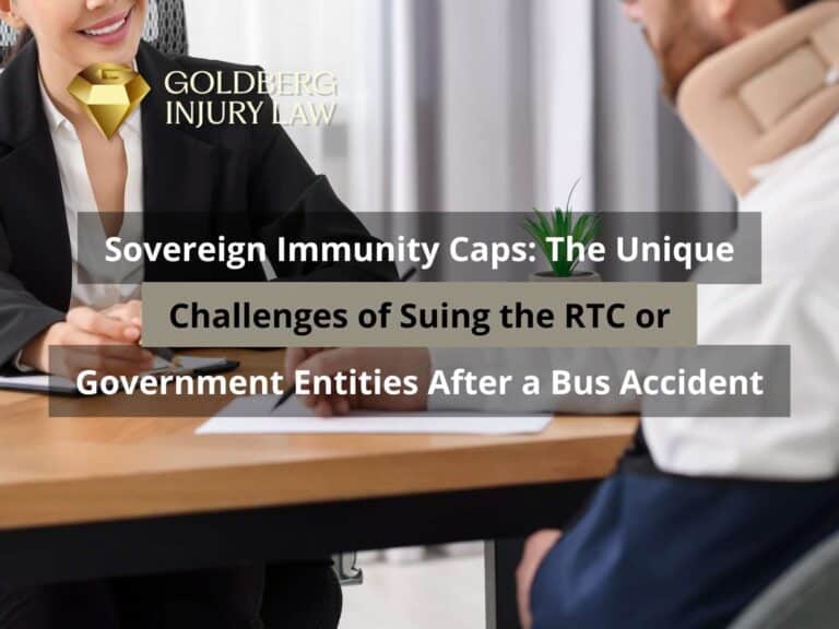 Sovereign Immunity Caps: The Unique Challenges of Suing the RTC or Government Entities After a Bus Accident.