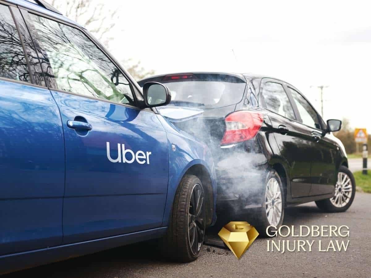 Rideshare Driver causing accident in Las Vegas