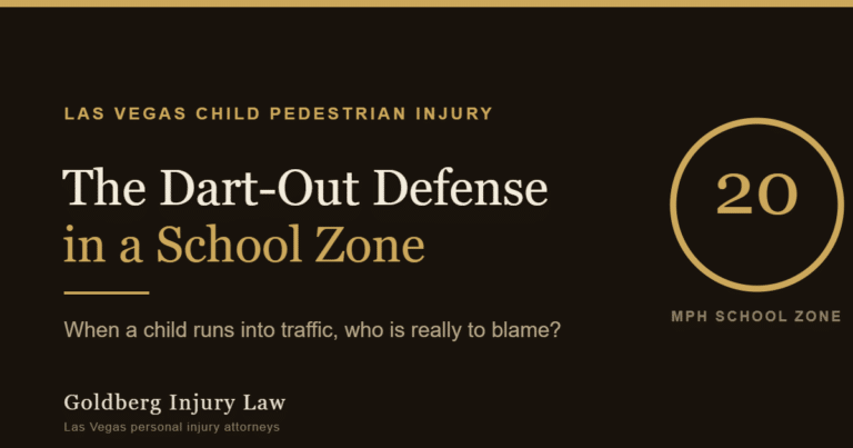 The Dart-Out Defense: When a Child Runs Into a Las Vegas School Zone