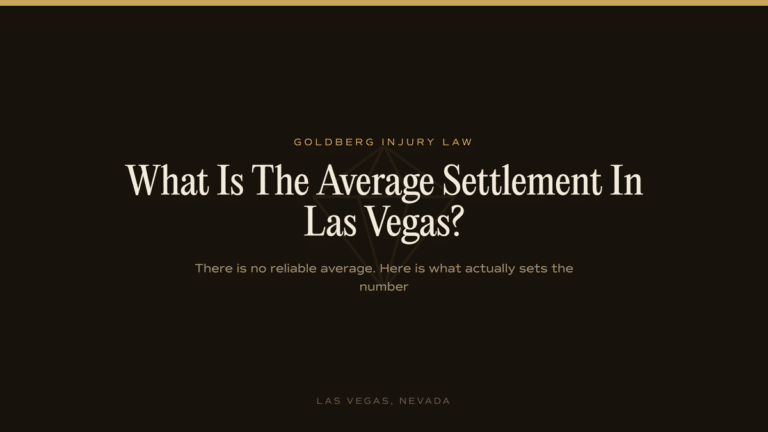 What Is the Average Car Accident Settlement in Las Vegas?